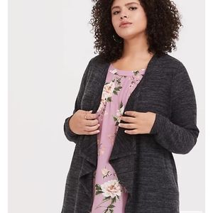 Torrid open fly away cardigan